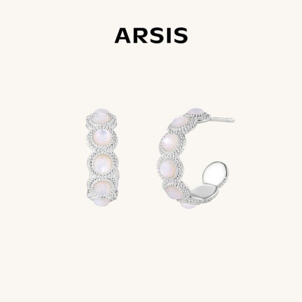 ARSIS - Margaret Mother-of-Pearl Hoop Earrings