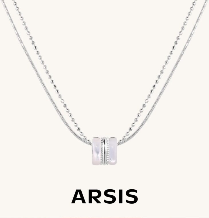 ARSIS- Crafted Reese Double Chain Necklace