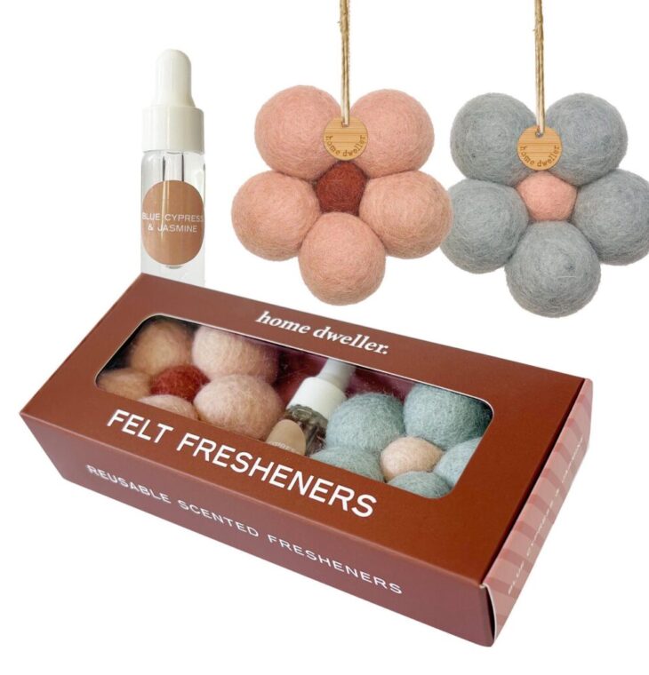 Felt Fresheners - Blue Cypress & Jasmine