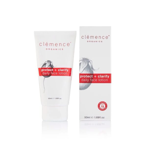 CLEMENCE ORGANICS - PROTECT + CLARIFY DAILY FACE LOTION