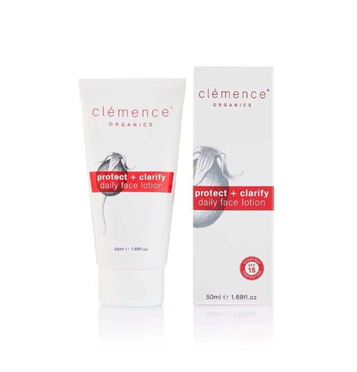 CLEMENCE ORGANICS - PROTECT + CLARIFY DAILY FACE LOTION