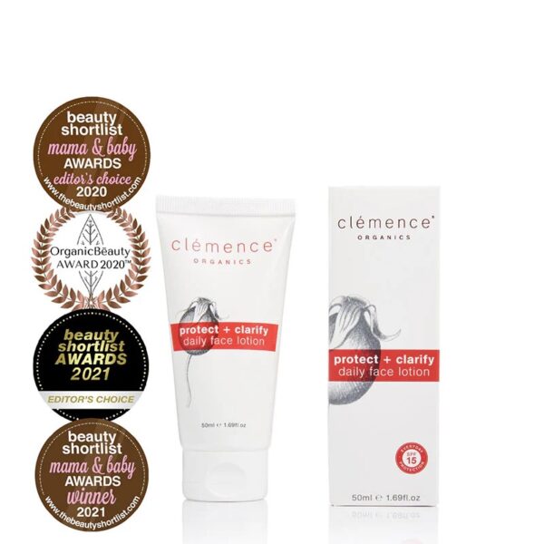 CLEMENCE ORGANICS - PROTECT + CLARIFY DAILY FACE LOTION