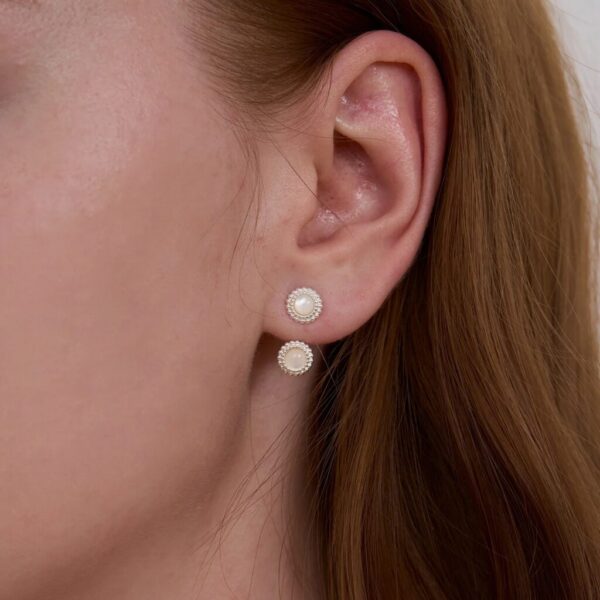 ARSIS- Crafted Flora Two-Way Stud Earrings