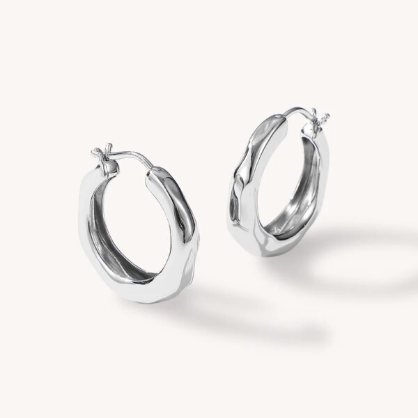 ARSIS- Mix & Match Textured Huggie Earrings-Small
