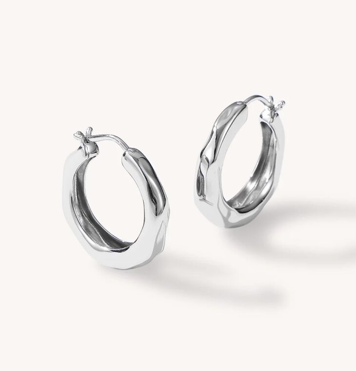 ARSIS- Mix & Match Textured Huggie Earrings-Small