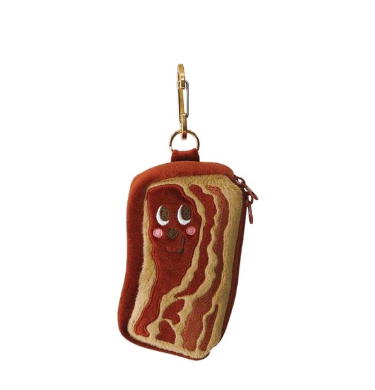 GLADEE- THICK SLICED BACON / MINI POUCH FOR EARBUDS