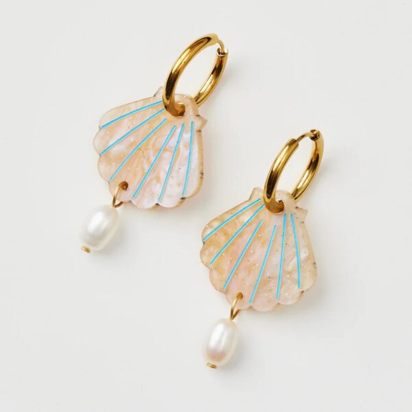 Martha Jean- SHELL + PEARL - GOLD