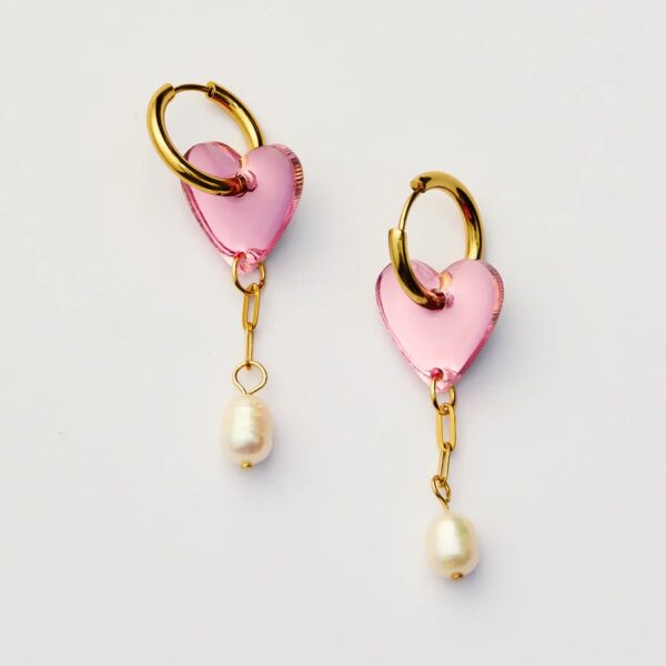 Martha Jean- LORRAINE EARRINGS - PINK