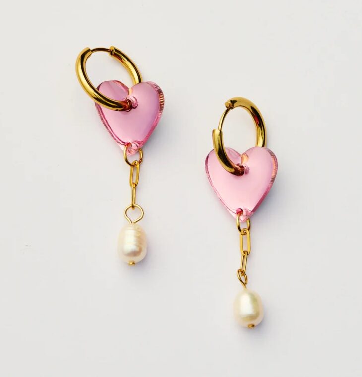 Martha Jean- LORRAINE EARRINGS - PINK