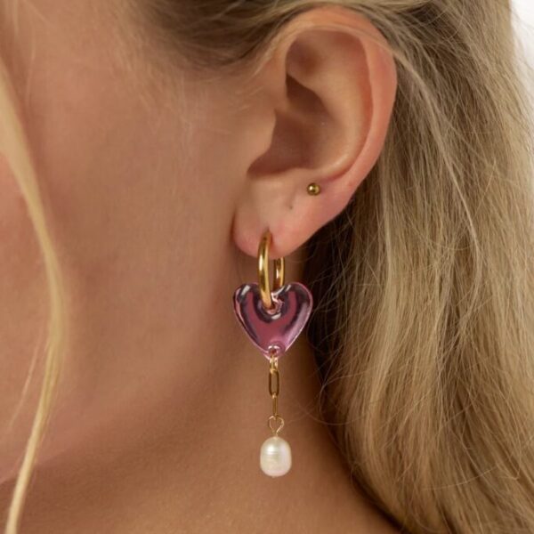 Martha Jean- LORRAINE EARRINGS - PINK