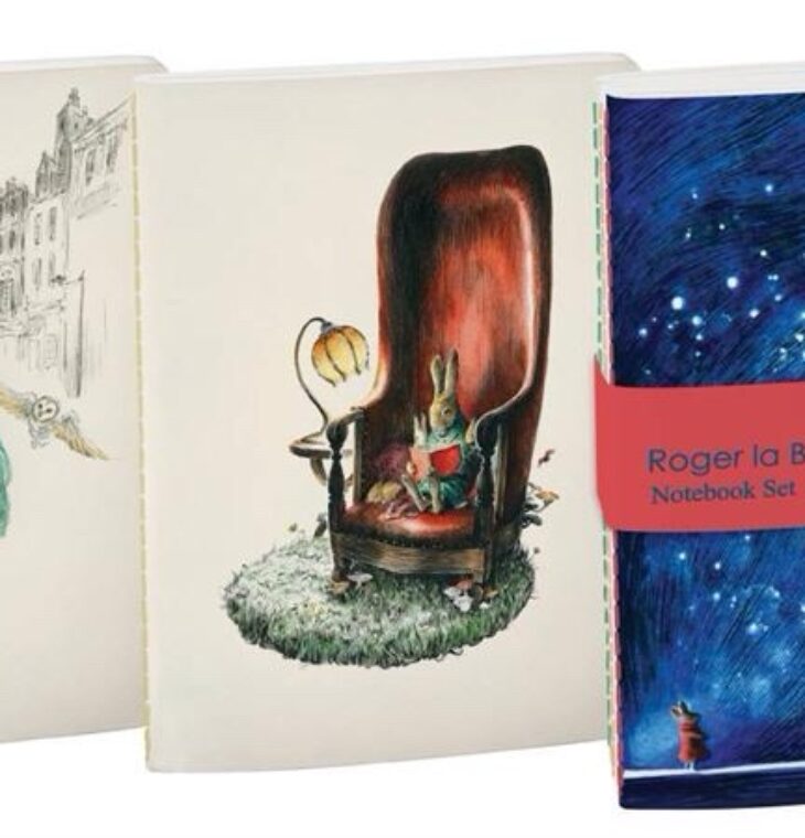 Roger La Borde - Blue Mondoodle set of 3 - A6 Notebooks