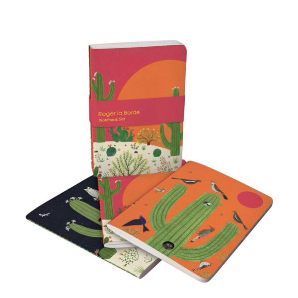 Roger La Borde - Cactus Grove Set Of 3 - A6 Notebooks