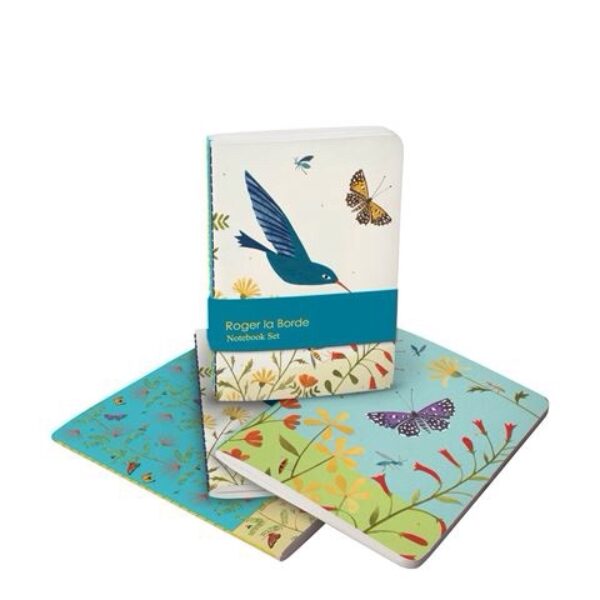 Roger La Borde - Hummingbird Set Of 3 - A6 Notebooks