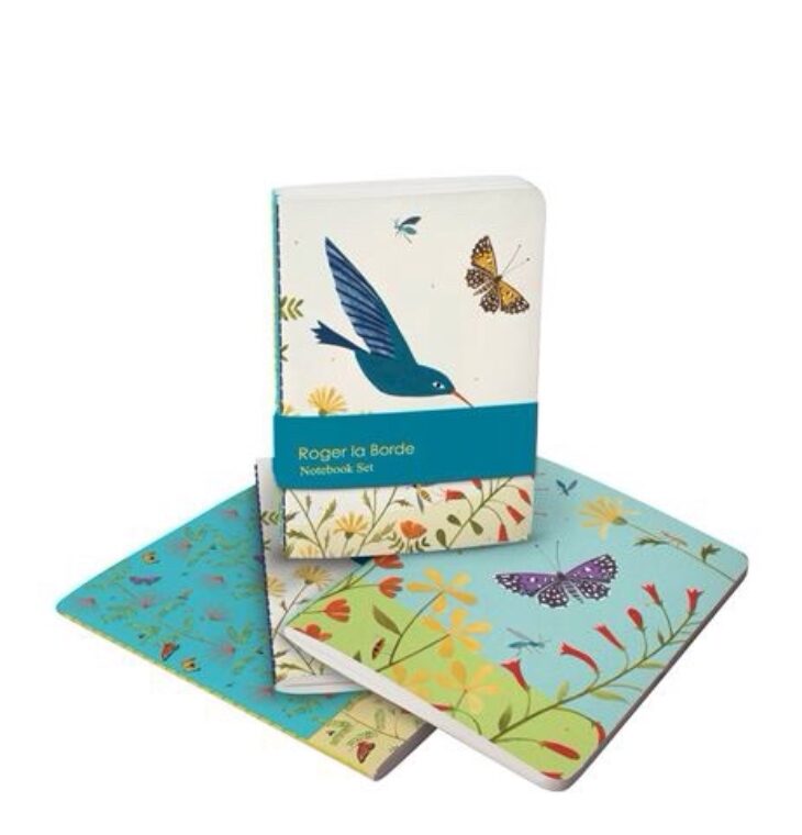Roger La Borde - Hummingbird Set Of 3 - A6 Notebooks