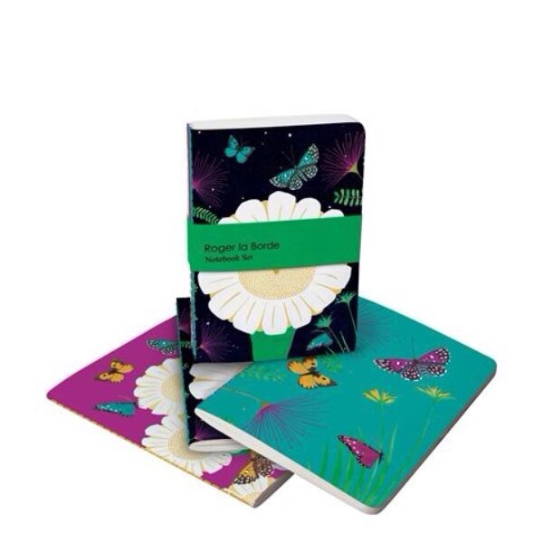 Roger La Borde - Night Flower Set of 3 - A6 Notebooks