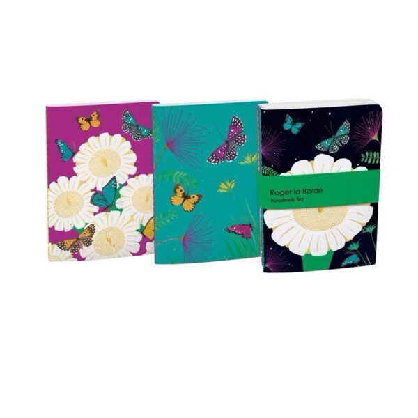 Roger La Borde - Night Flower Set of 3 - A6 Notebooks
