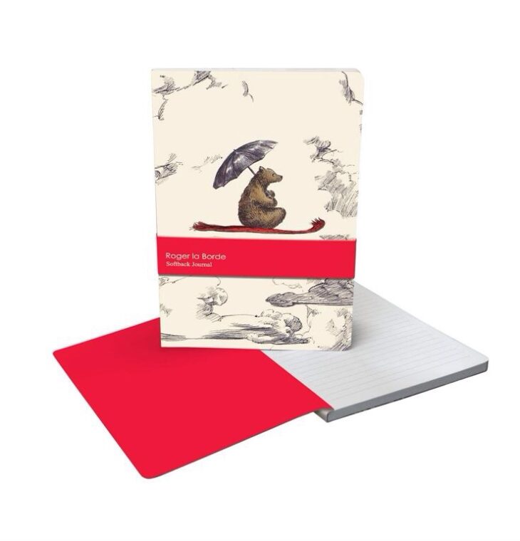 Roger La Borde - Flying Bear - A5 Softback Journal