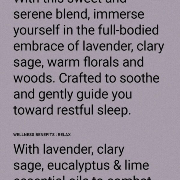therapy - Relax Lavender & Clary Sage Reed Diffuser