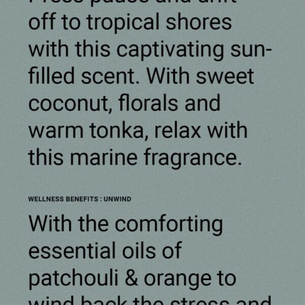 therapy - Coconut & Water Flower Reed Diffuser