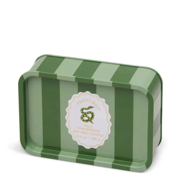 Paddywax A Dopo Snake Tin Candle Wild Lemongrass