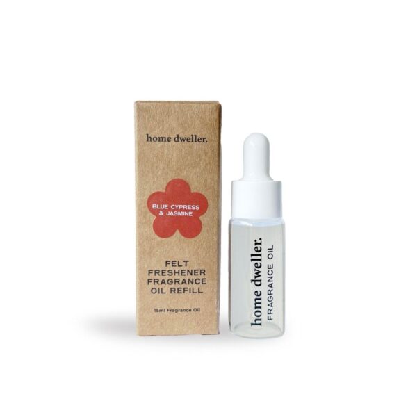Home Dweller- 15ml Fragrance Oil Refill- Blue Cypress & Jasmine