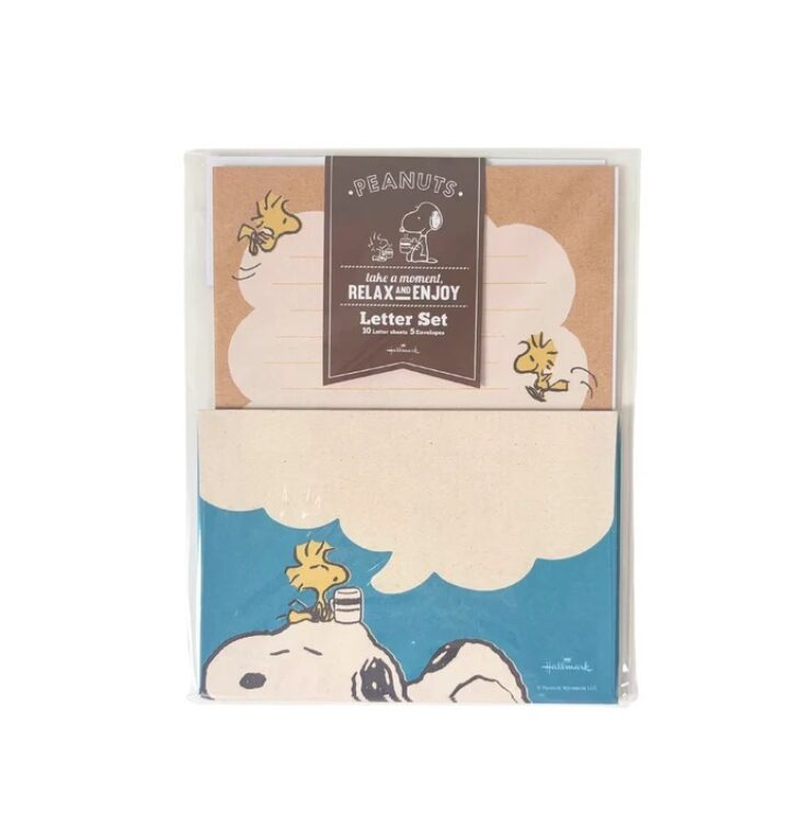 Hallmark Snoopy Peanuts Letter Set - Relax Design