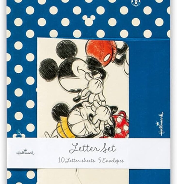 Hallmark Disney Mickey Letter Set, Dots,Blue