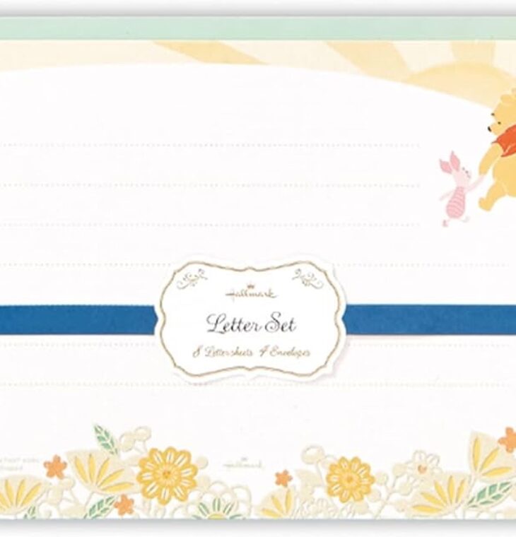 Hallmark Disney Winnie The Pooh Letter Set with Hand Connected